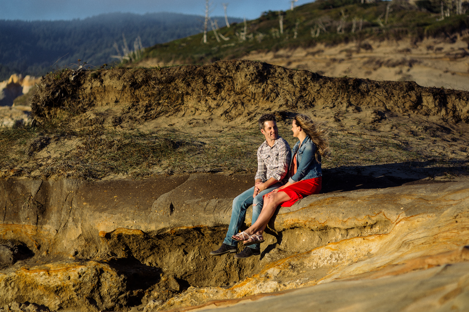 Cape Kiwanda, Pacific City, Oregon Coast Engagement Photographer 