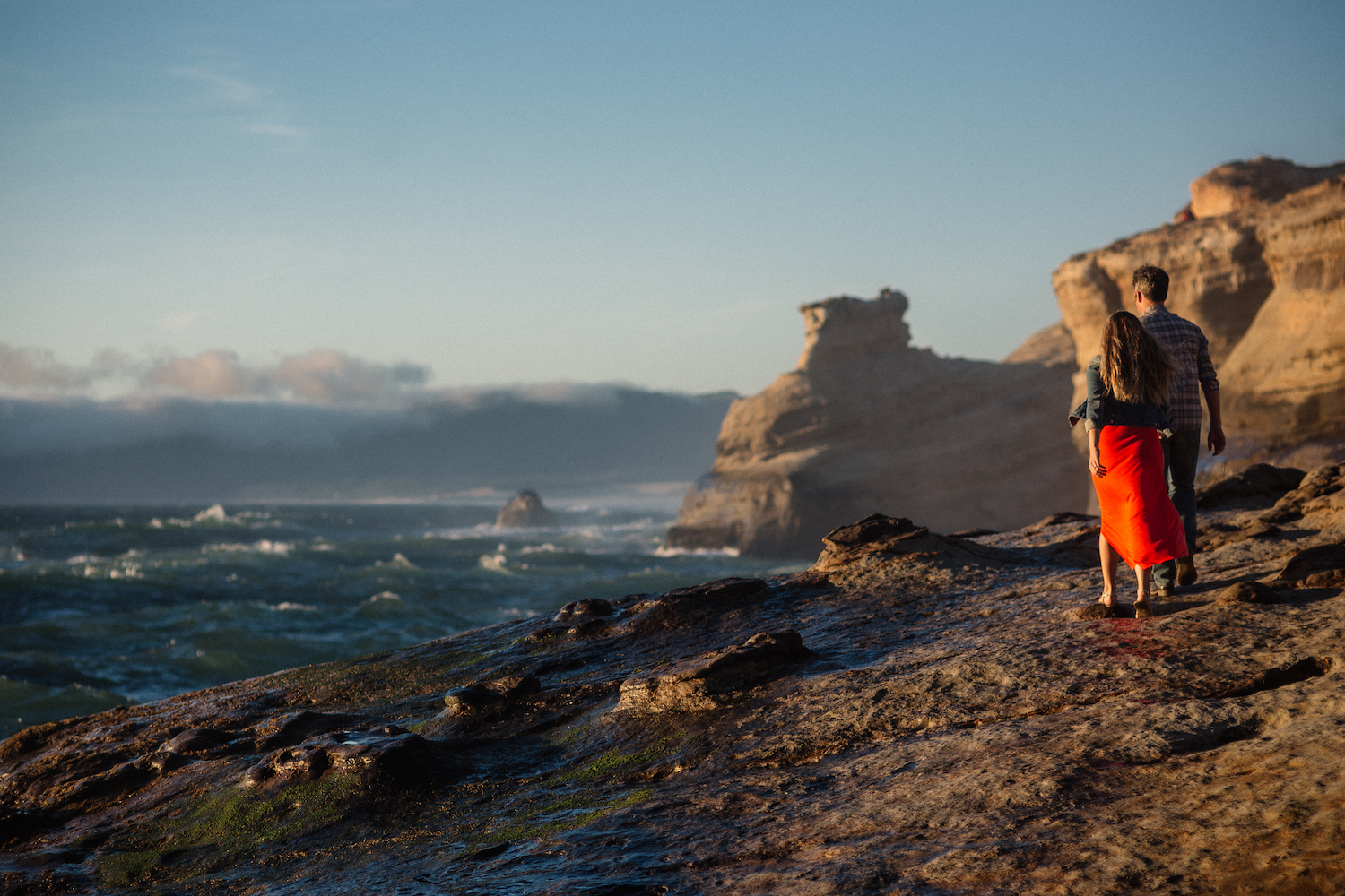 Cape Kiwanda, Pacific City, Oregon Coast Engagement Photographer 