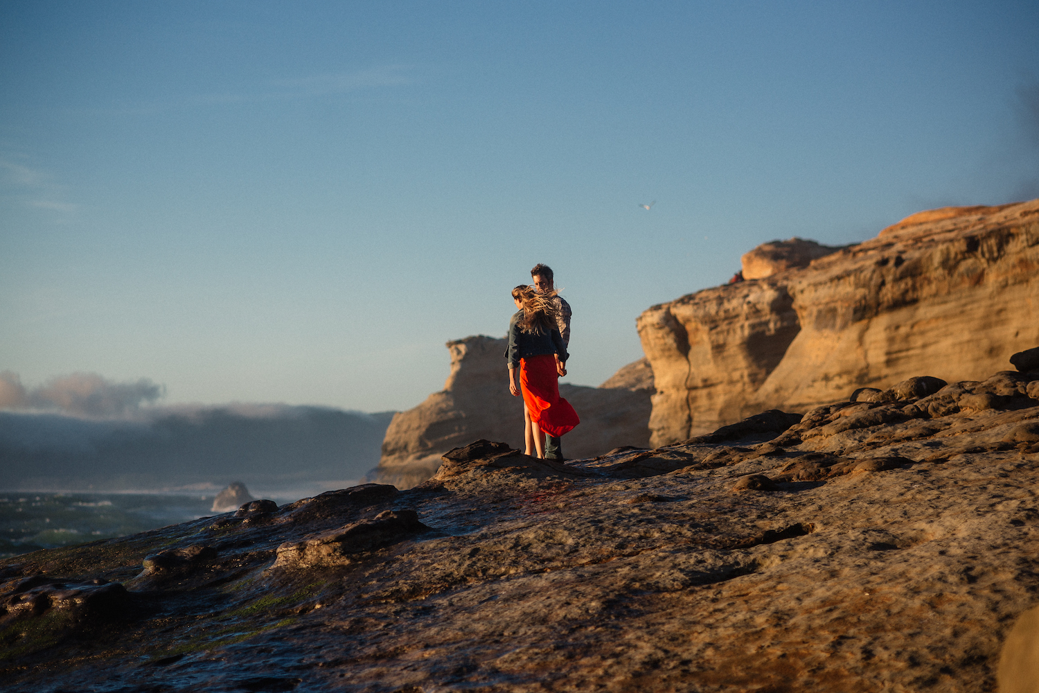 Cape Kiwanda, Pacific City, Oregon Coast Engagement Photographer 