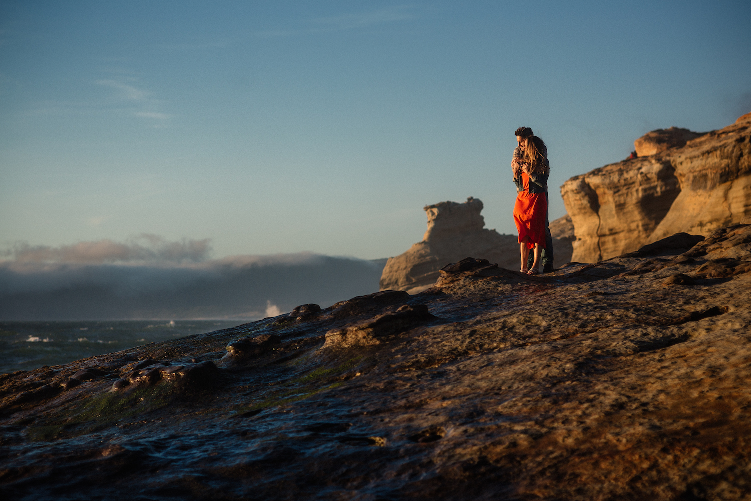 Cape Kiwanda, Pacific City, Oregon Coast Engagement Photographer 