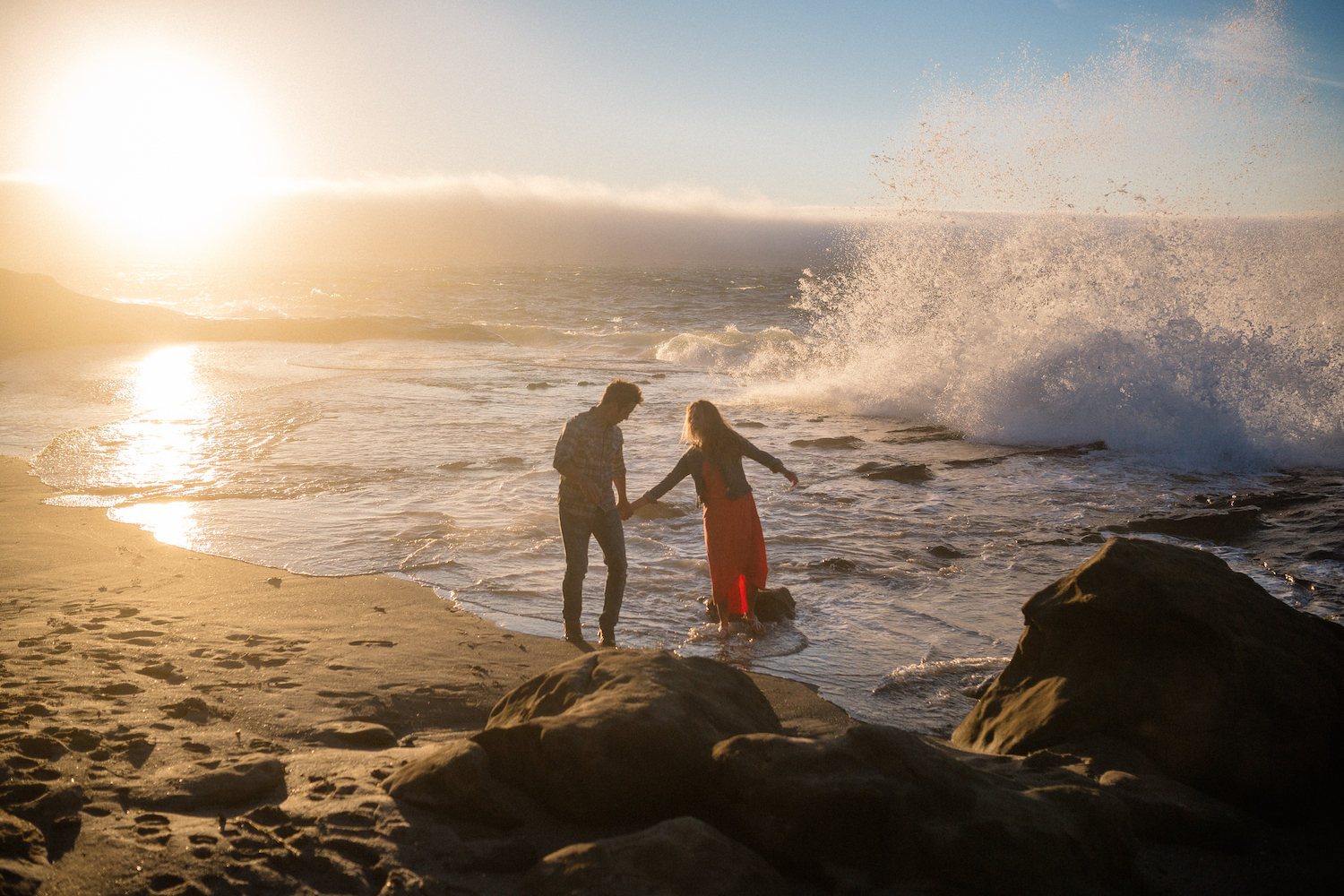 Cape Kiwanda, Pacific City, Oregon Coast Engagement Photographer 