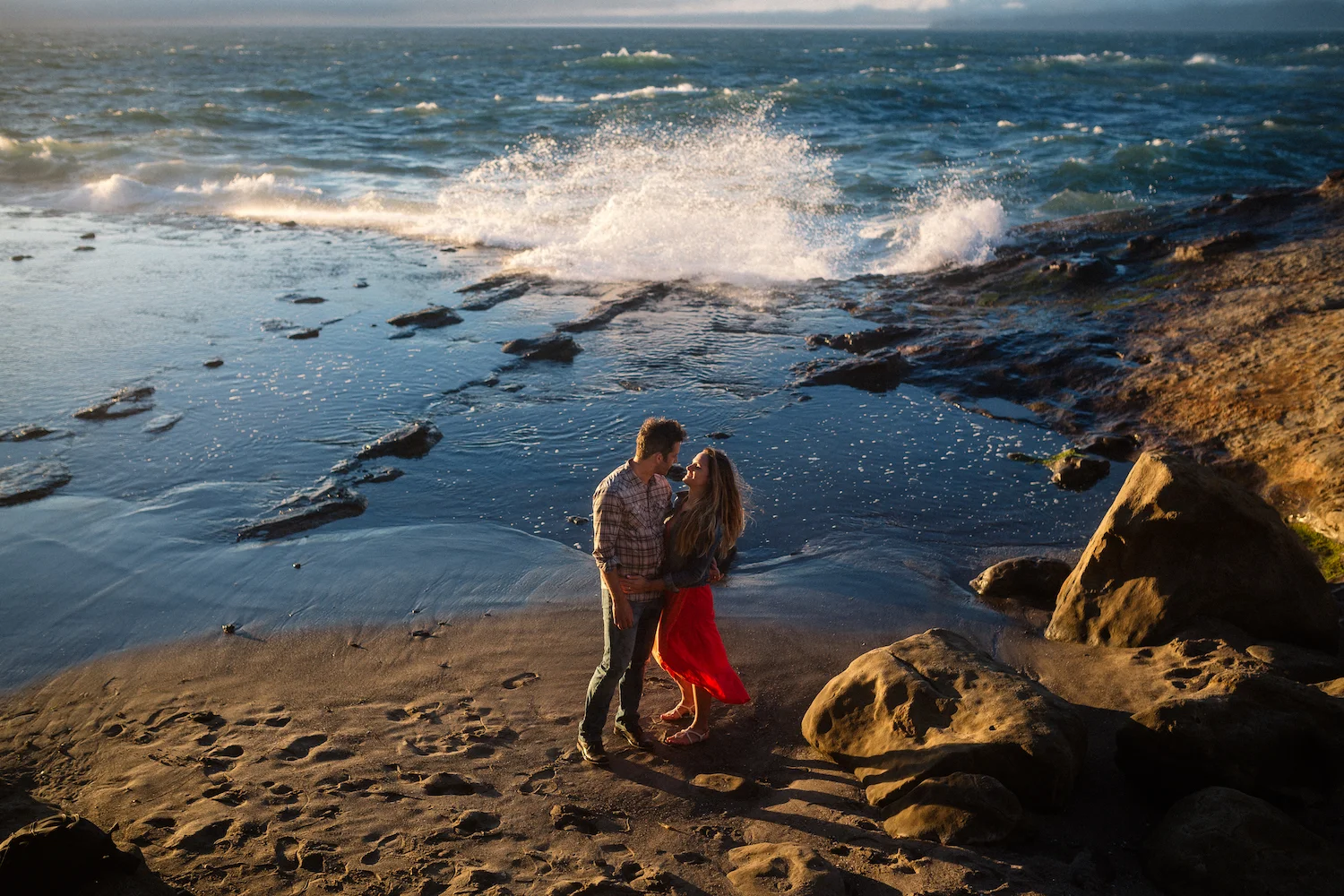Cape Kiwanda, Pacific City, Oregon Coast Engagement Photographer