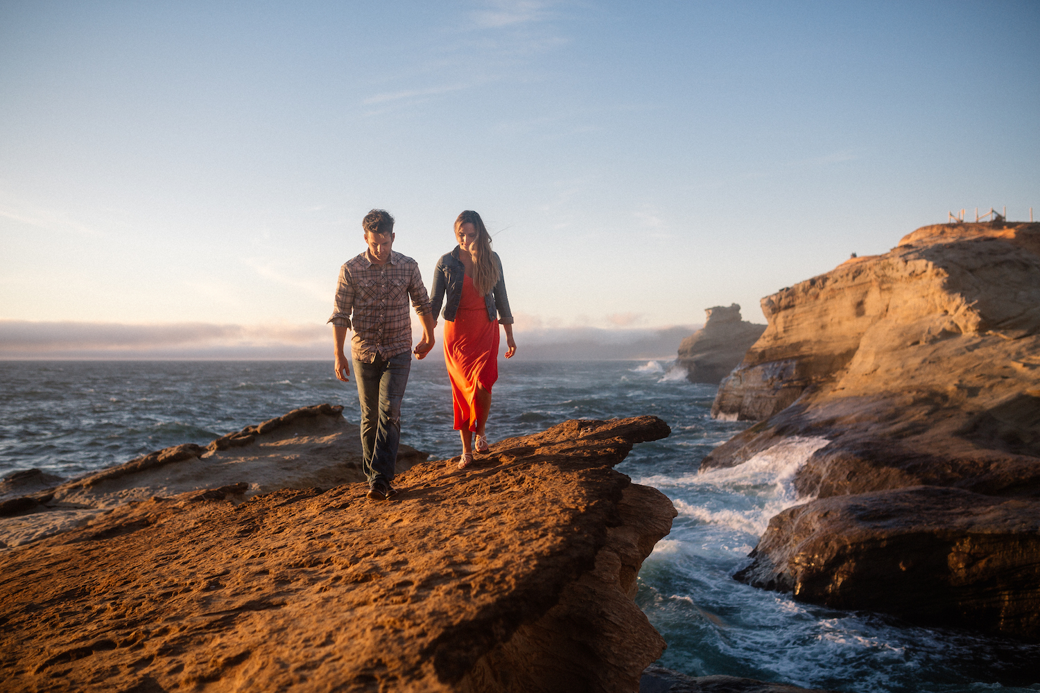 Cape Kiwanda, Pacific City, Oregon Coast Engagement Photographer 