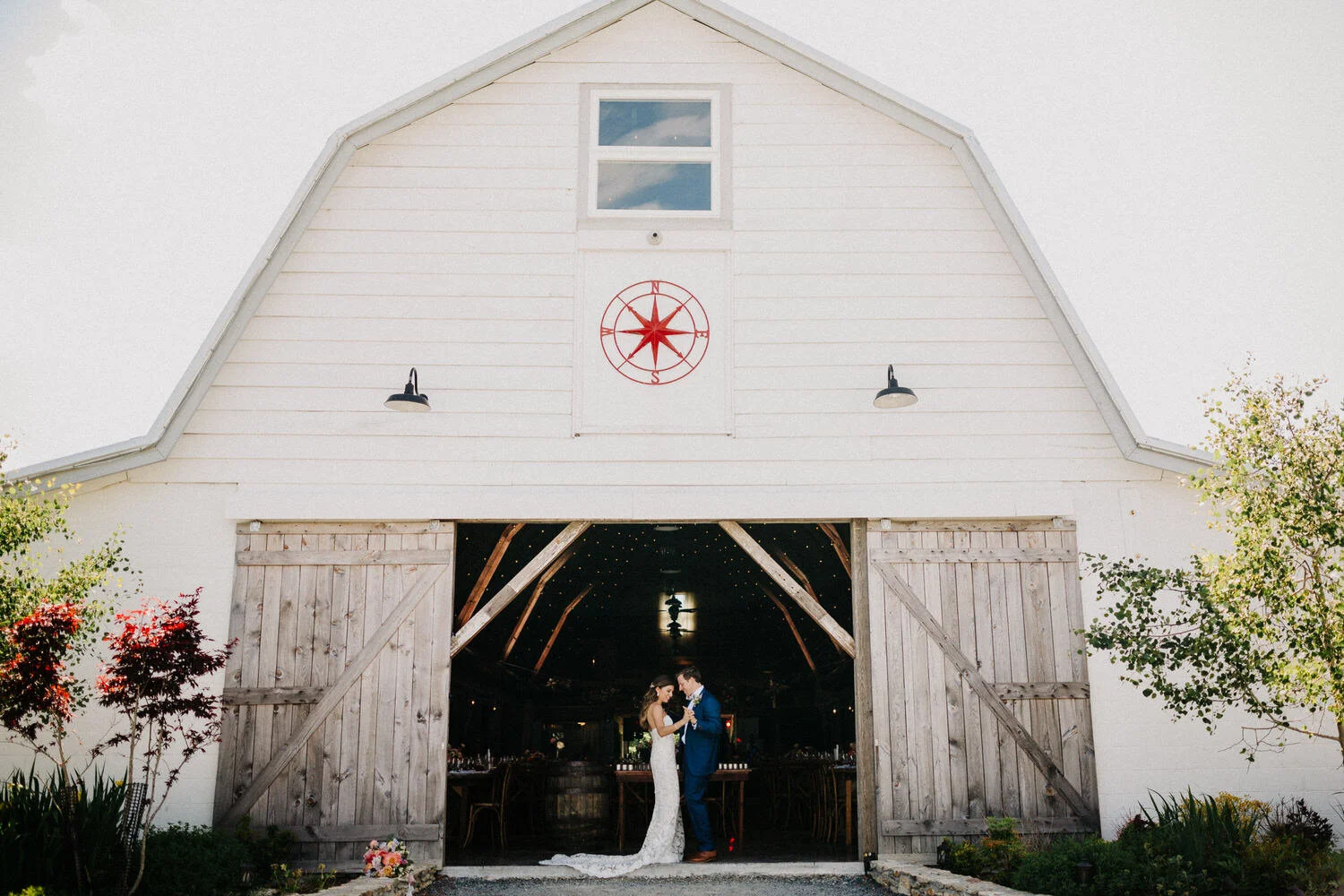 Wedding Overlook Barn Banner Elk North Carolina Mark