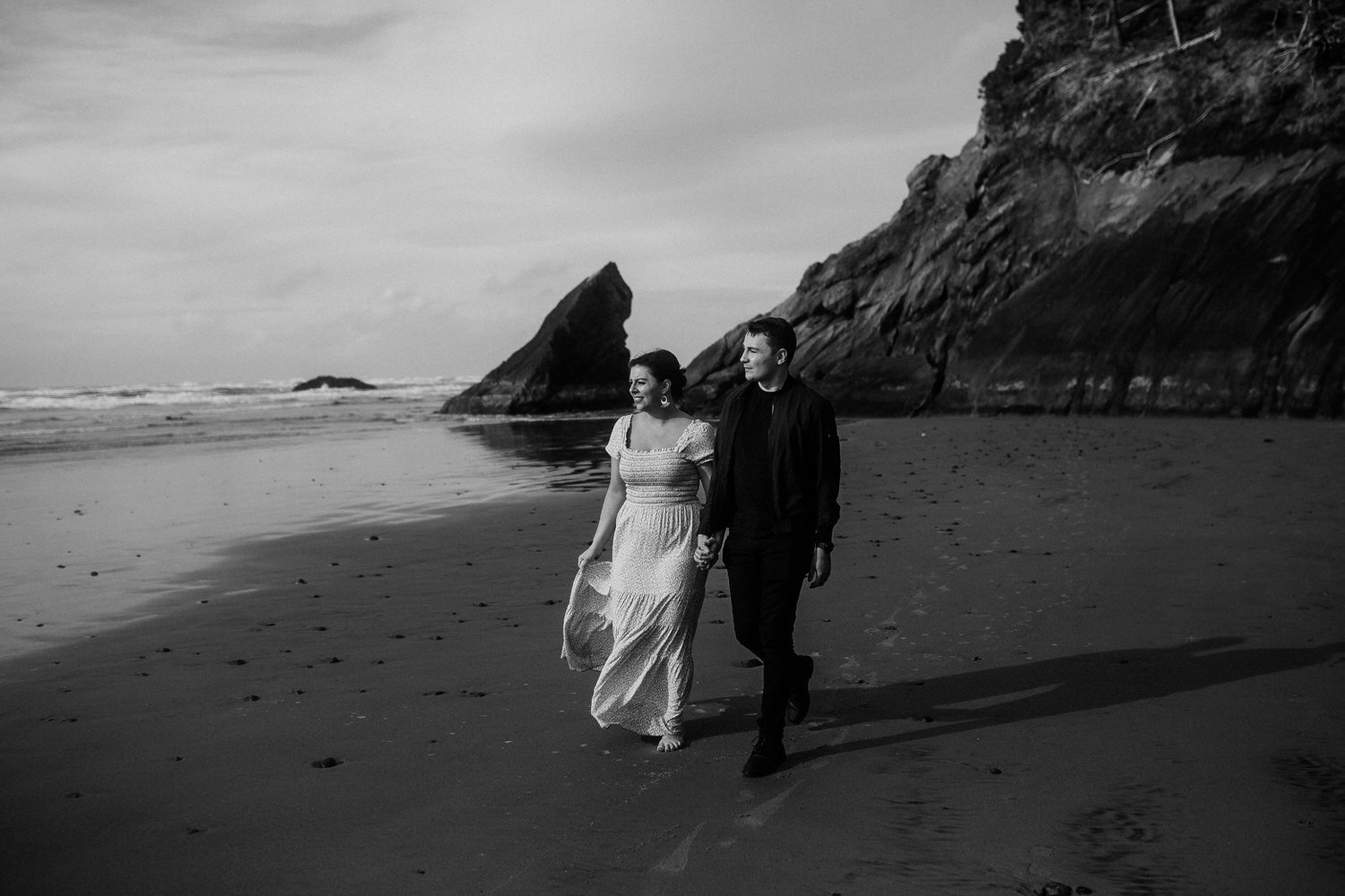 Hug Point Oregon Coast engagement photography 085.JPG