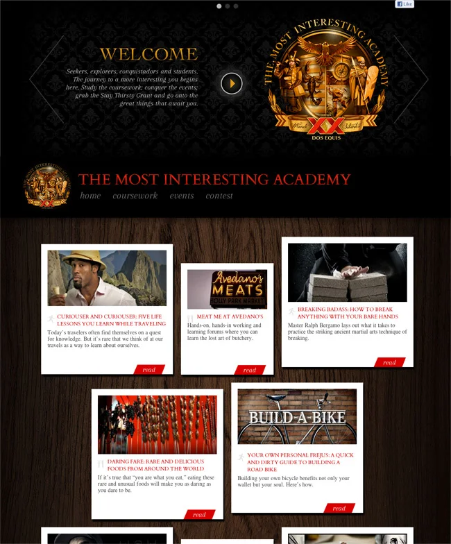 Academy Website