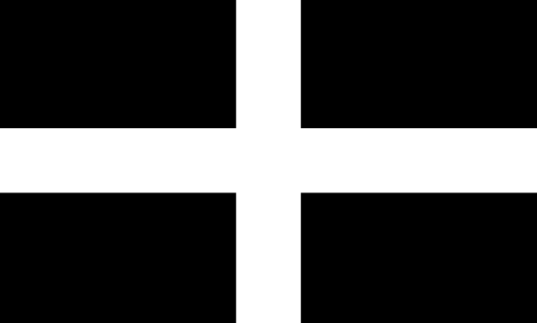 Flag of Kernow (Cornwall)