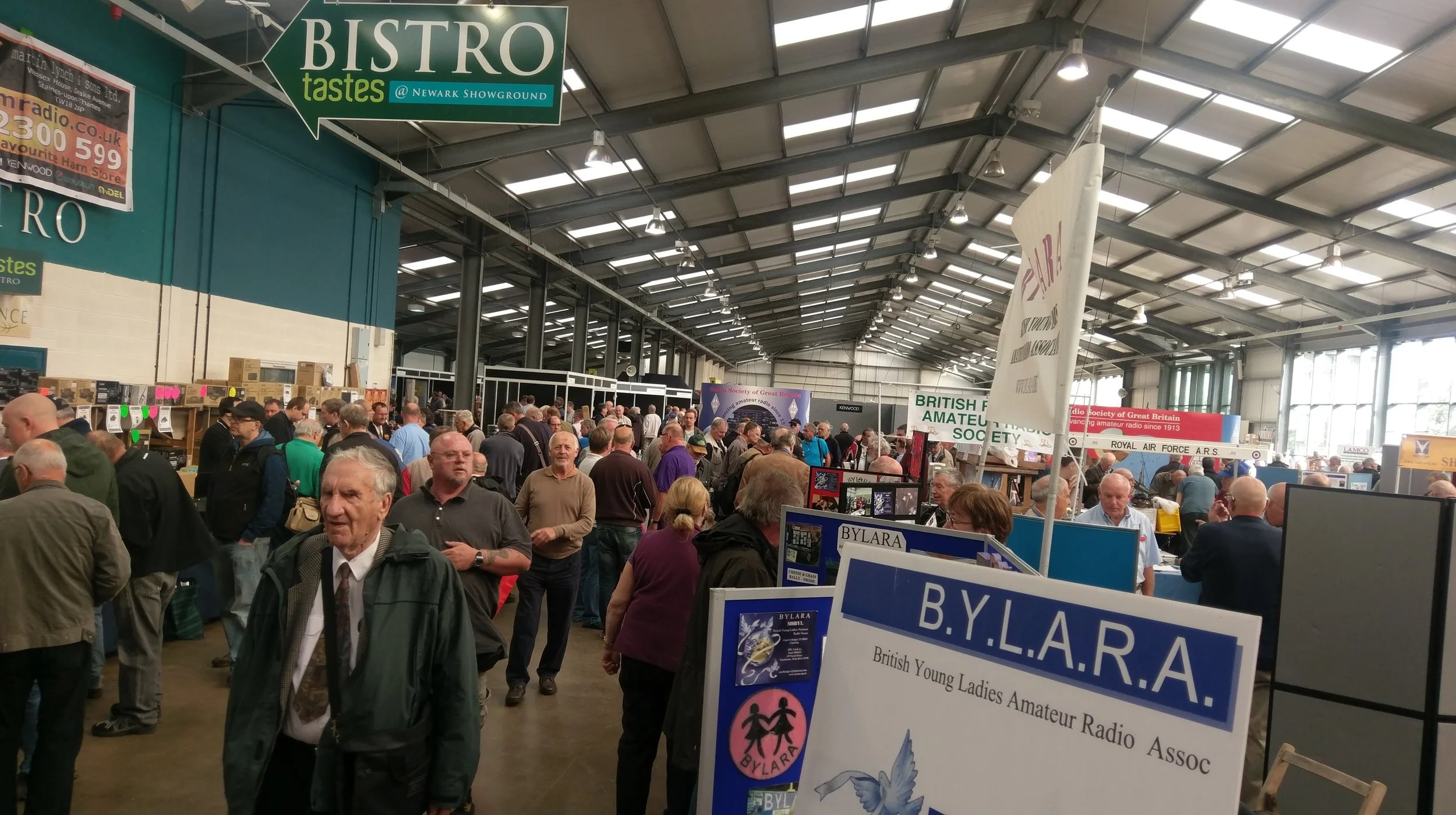 Inside hall at the Hamfest UK event