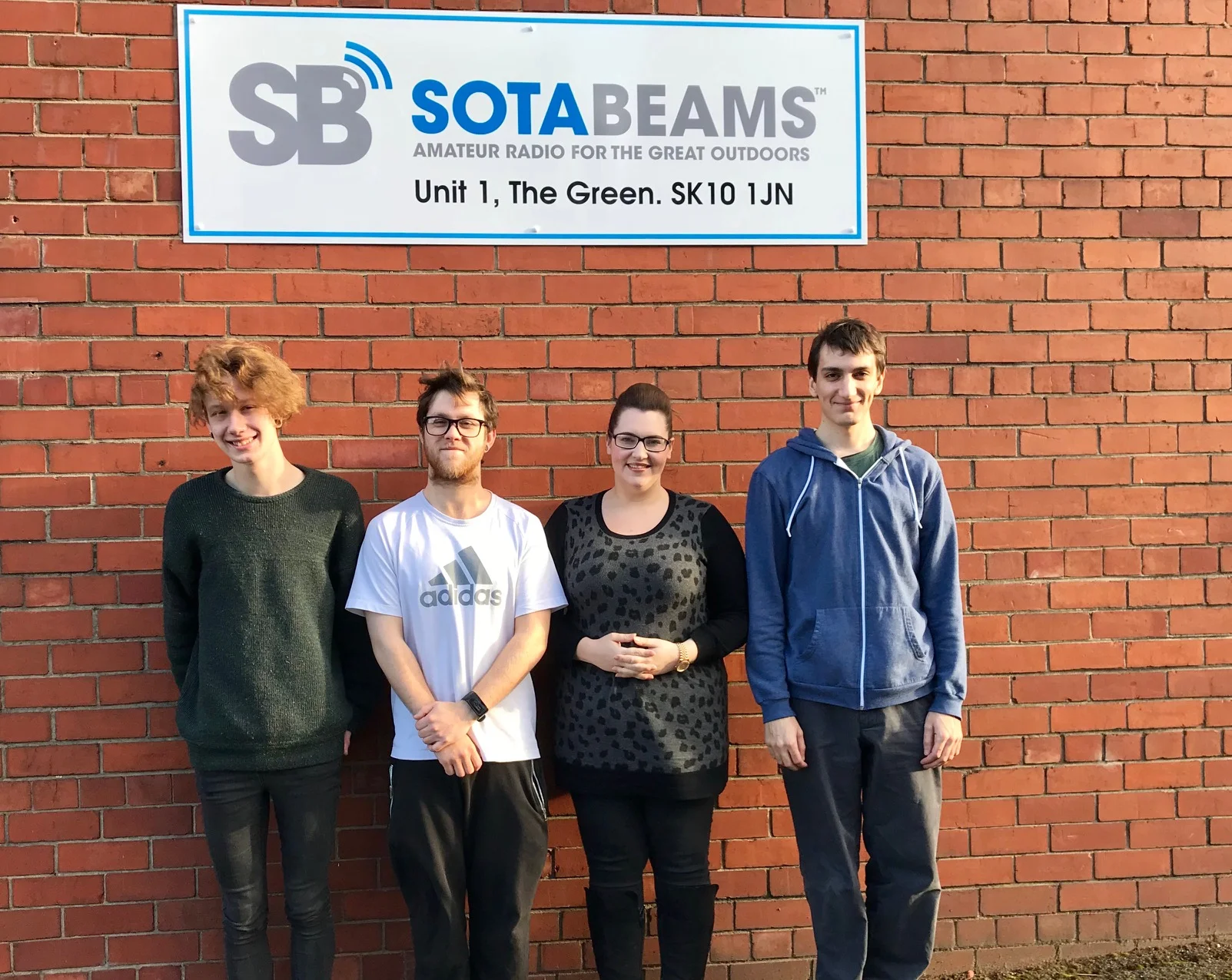SOTABeam Staff outside their new premises