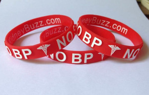 GET YOUR "NO BLOOD PRESSURE (BP)/NO NEEDLE STICK (STICK)" MEDICAL ALERT BRACELET. CLICK HERE.