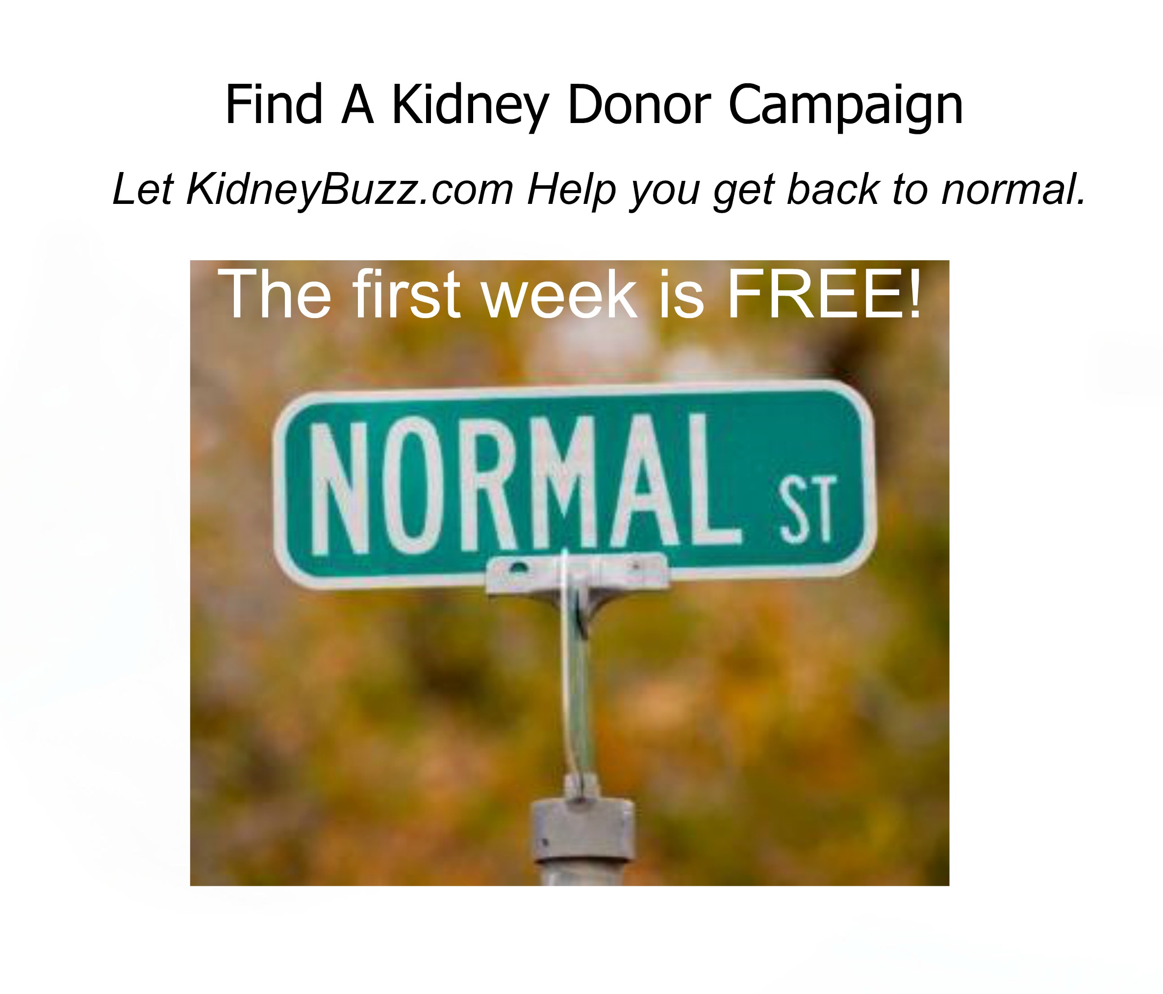 Boost your chances of connecting with your life saving kidney donor. learn more.