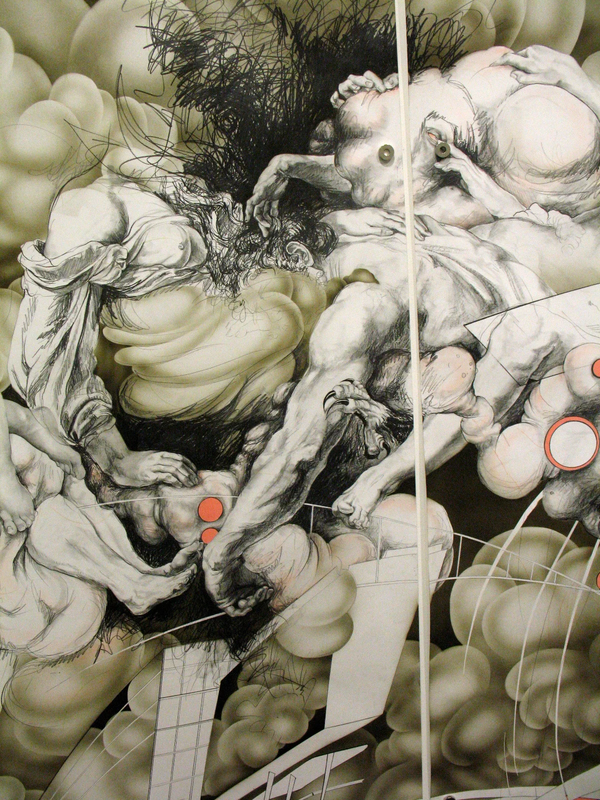 The Descent of the Sabines (detail)