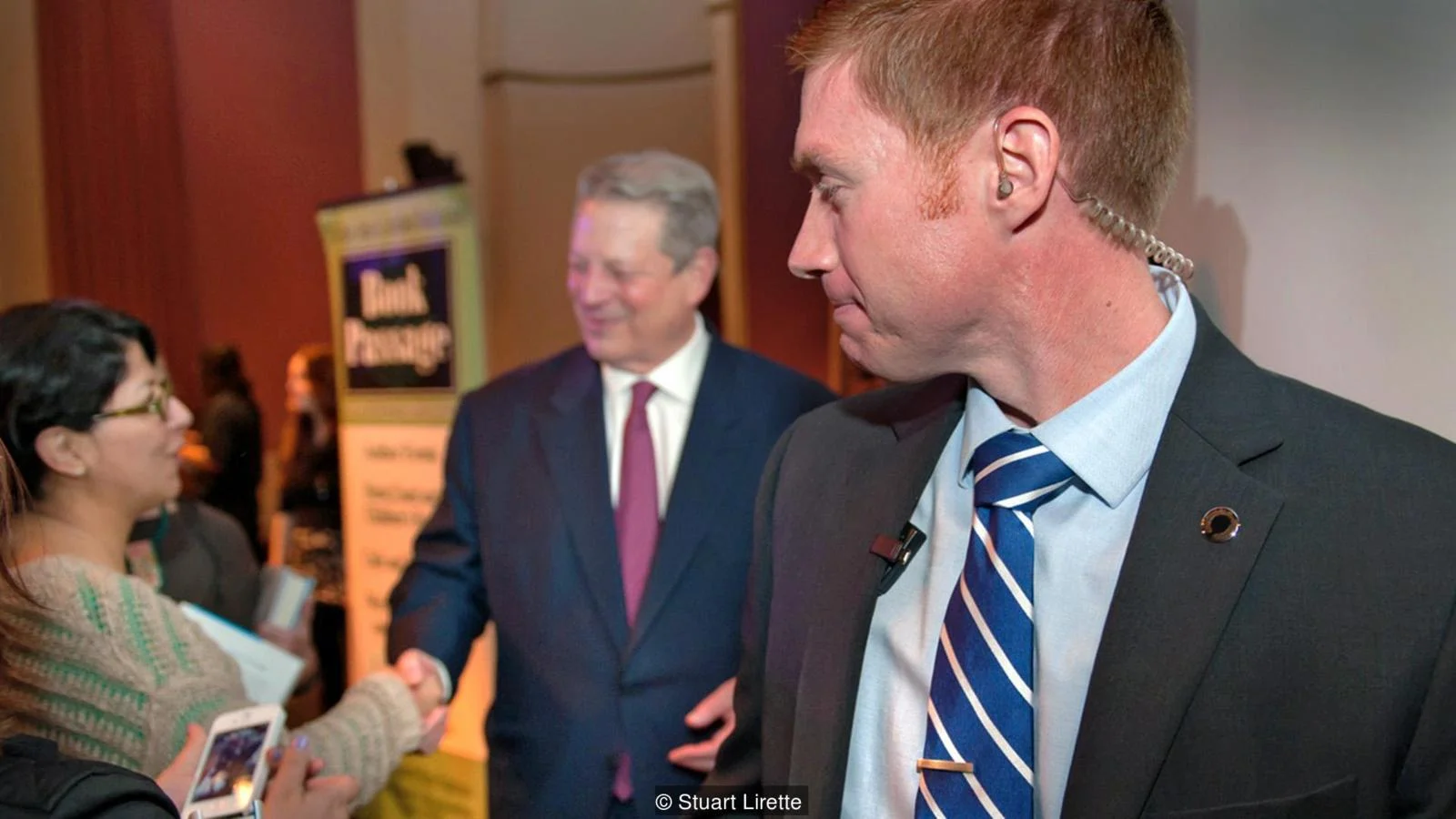 Evan Barbier has protected celebrities, diplomats and politicians like former US Vice President Al Gore (Credit: Stuart Lirette)