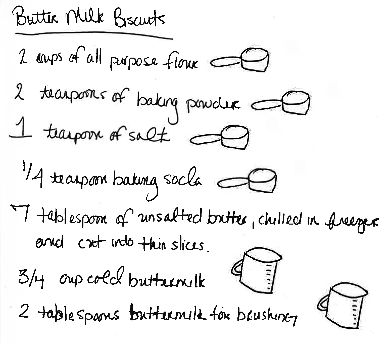 Buttermilk Biscuit recipe