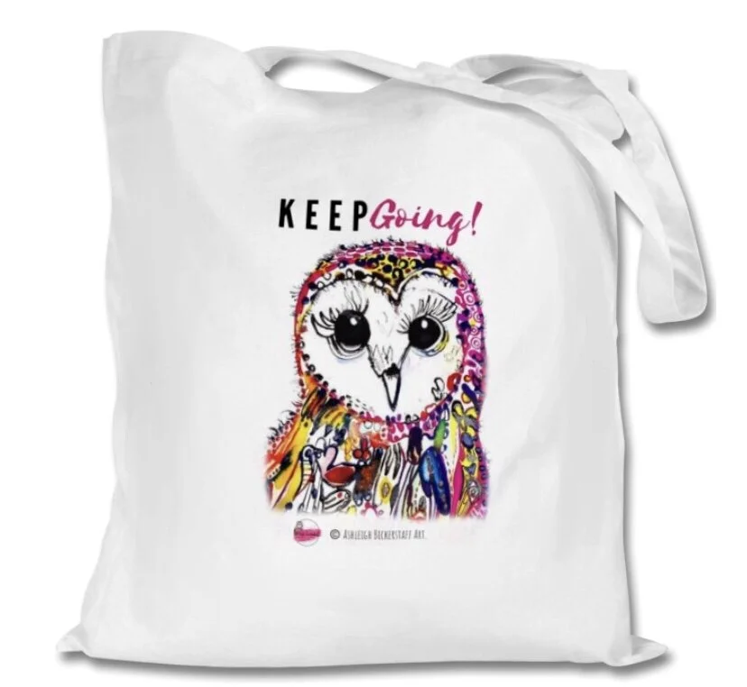 “Keep Going!”®️ Tote Bag 