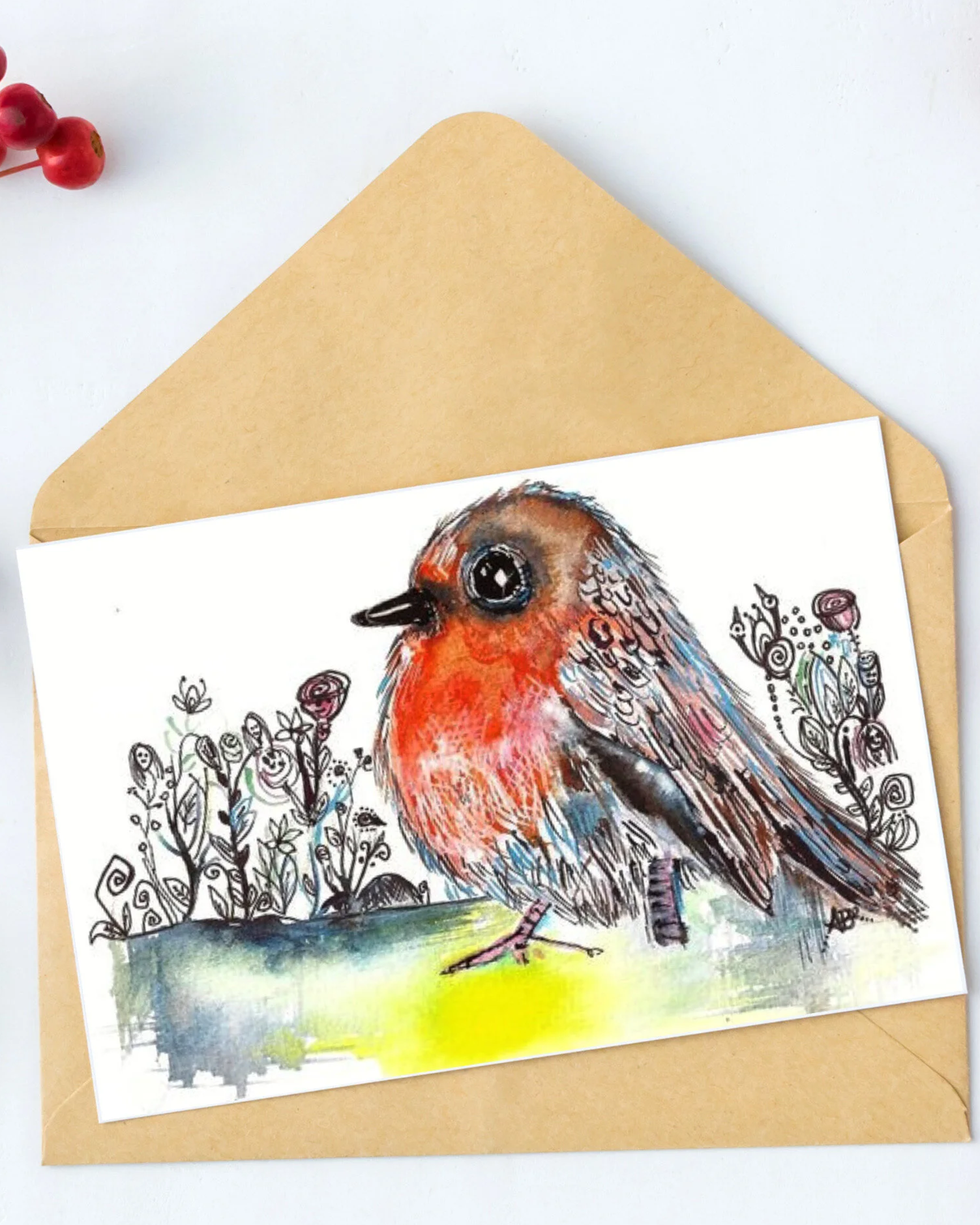 ‘Mr Robin’ - Greeting Card