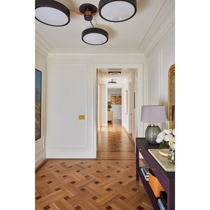 I loved that the client directive for this beautiful Park Avenue apartment renovation was for it not to feel too &ldquo;Park Avenue&rdquo; - such a fun opportunity to work with the client on selections that leaned a little modern, but still felt fres