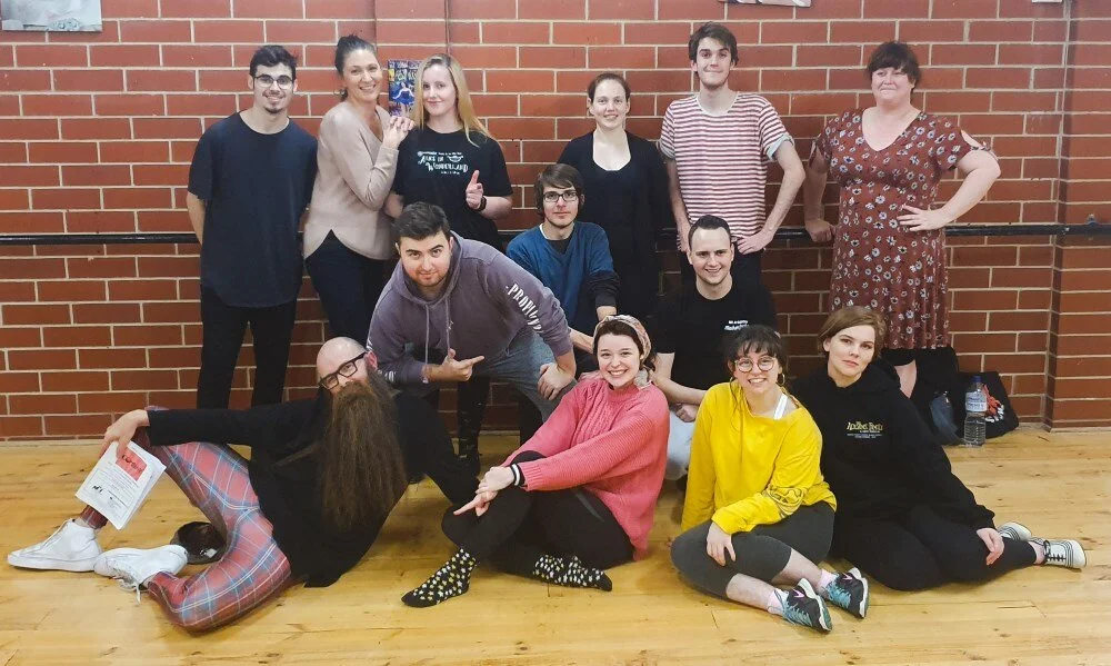 The cast of SCCAS’s Company .