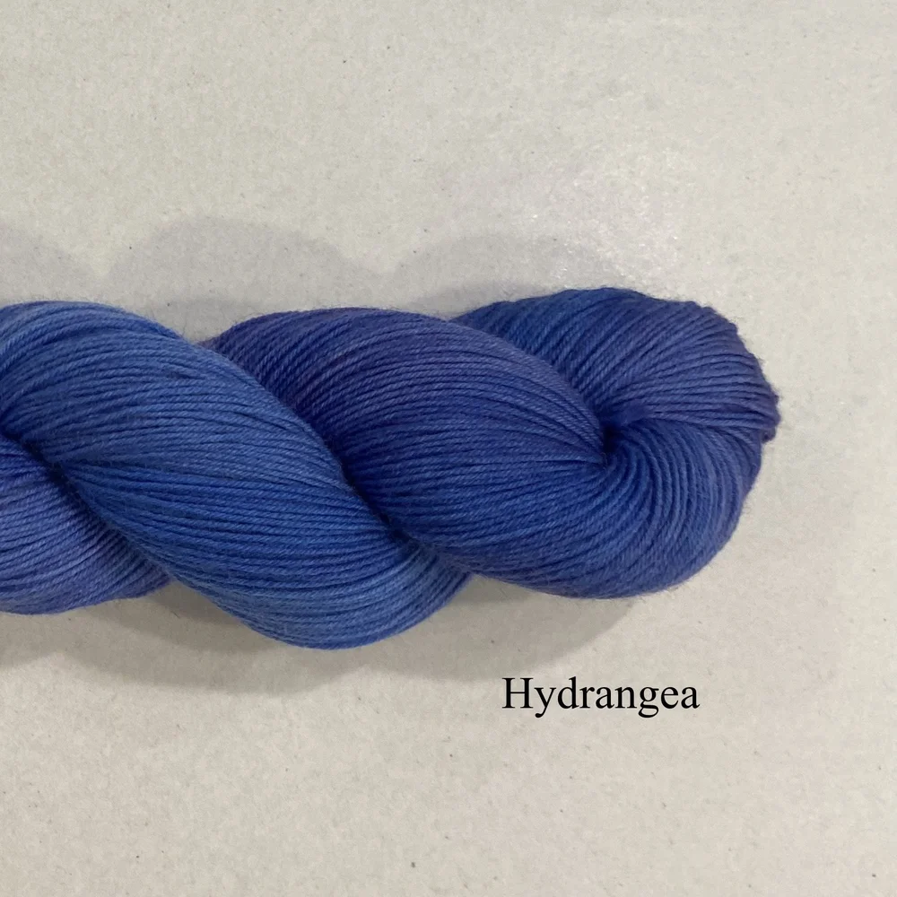 Locally hand dyed , Bluefaced Leicester superwash sock yarn