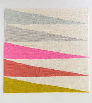 Colorful Wedges Baby Blanket by PurlSoho