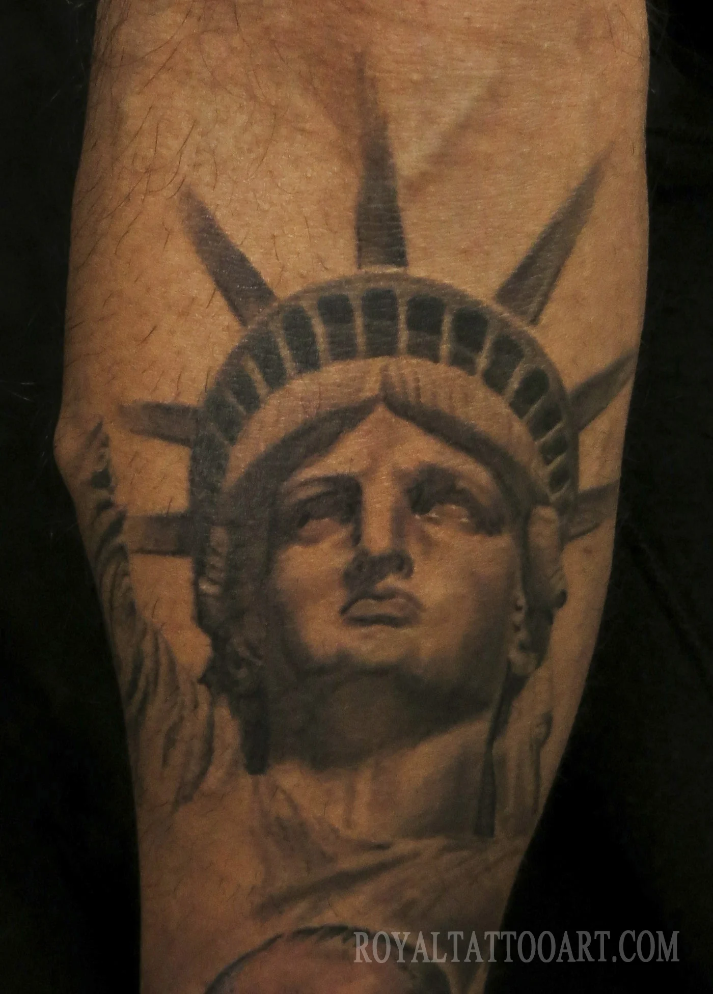 Statue of liberty tattoo
