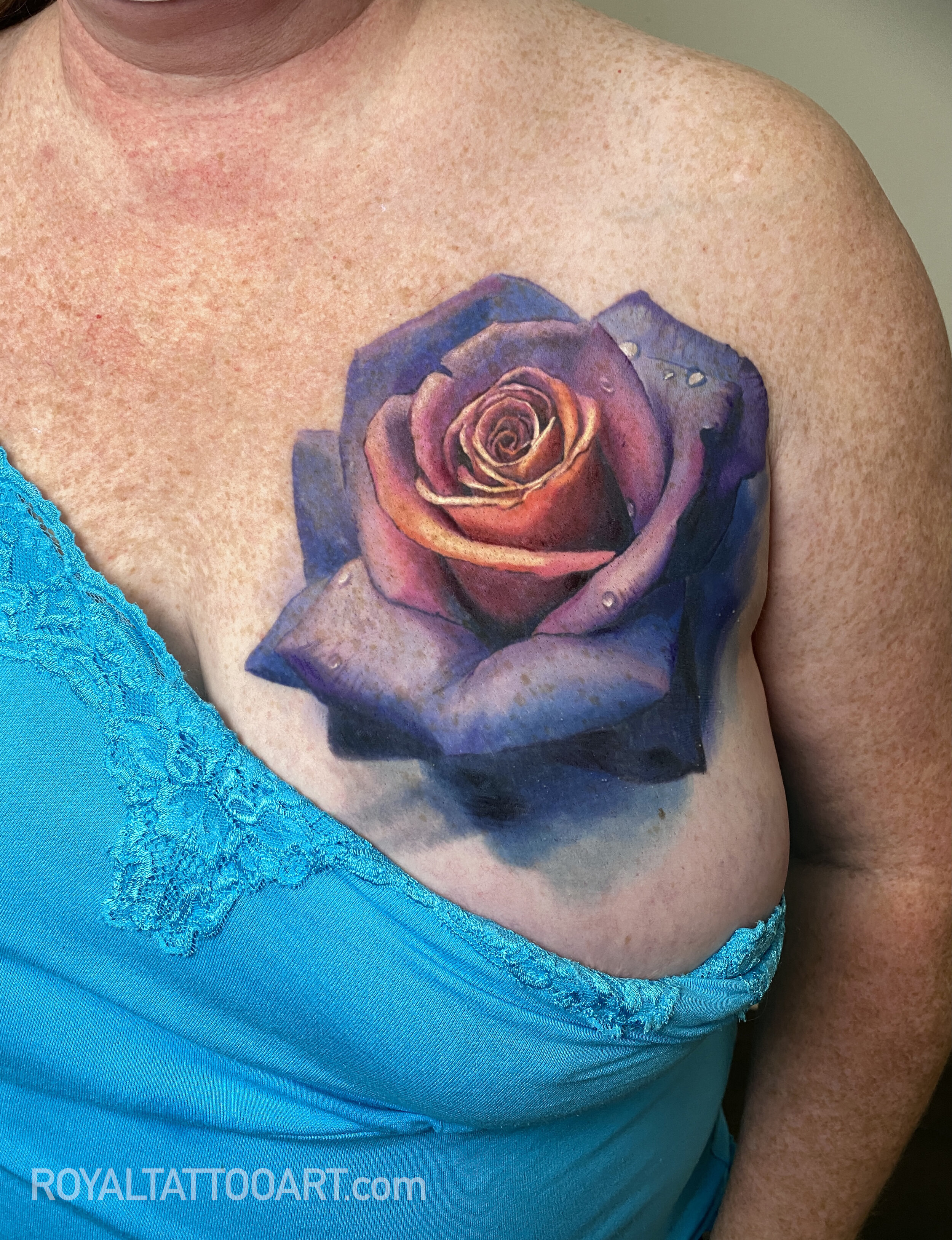 Tattoo uploaded by Rebecca  Colour roses by Chloe Aspey ChloeAspey roses  flower realistic watercolour  Tattoodo