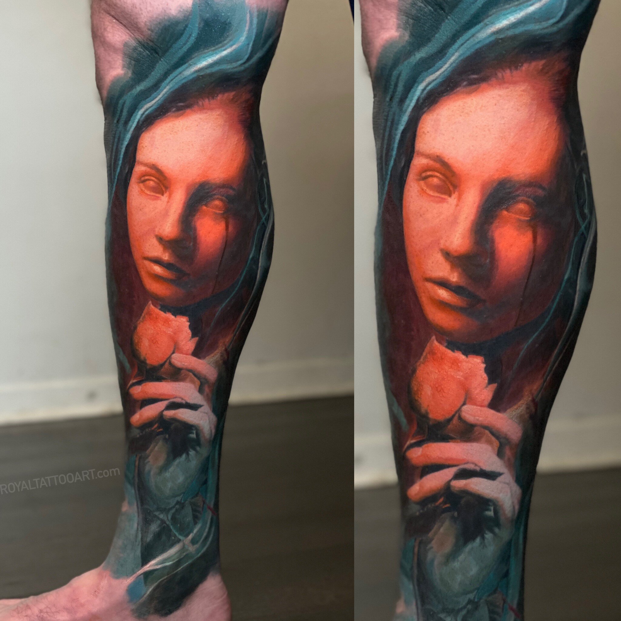 065-horror-female-tattoo-blood-scary-art-realistic-realism-red-blue-leg.jpg