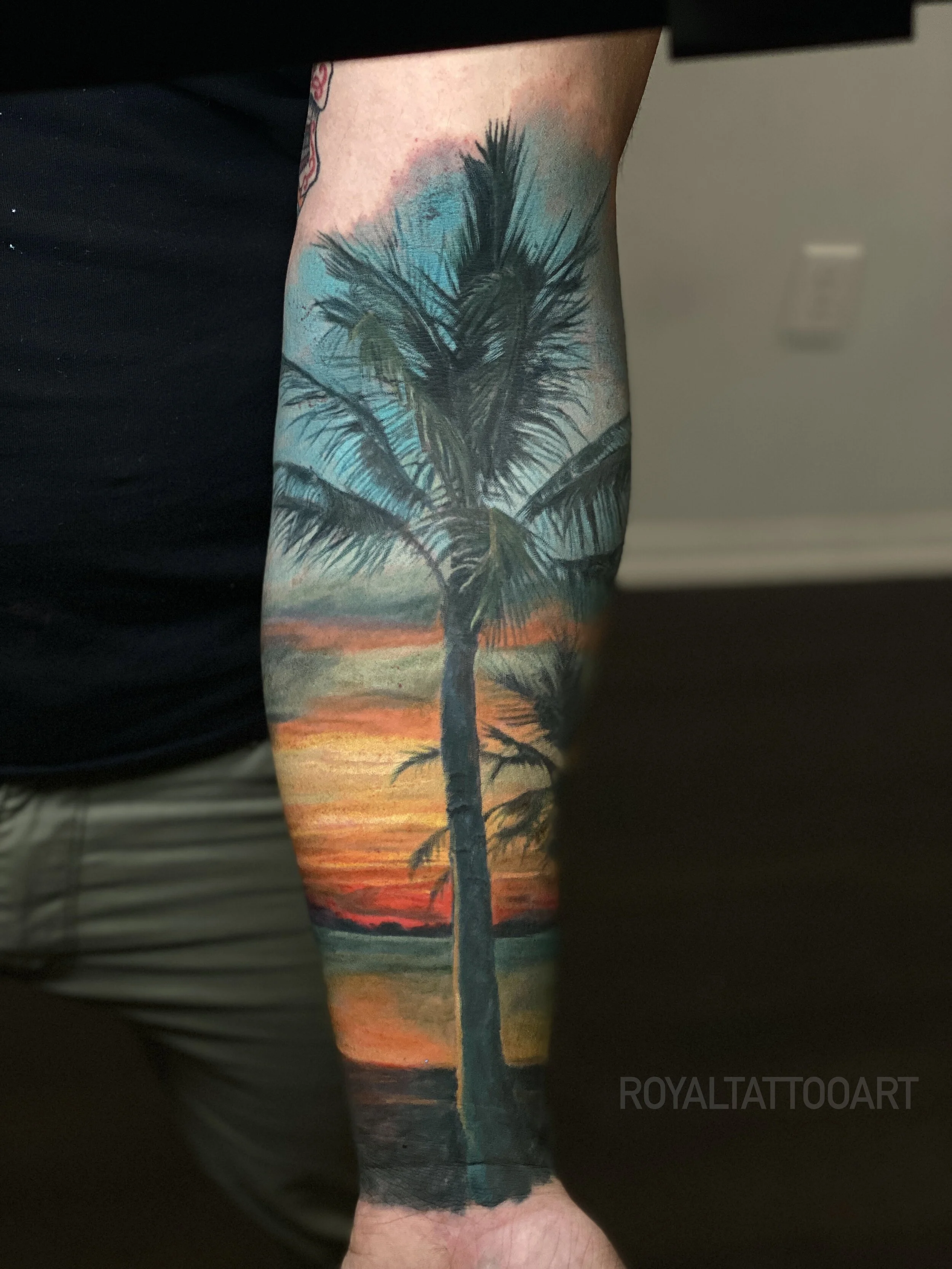 122-tropical-sunset-palm-tree-tattoo-sea-ocean-nyc-new-york-realistic.jpg