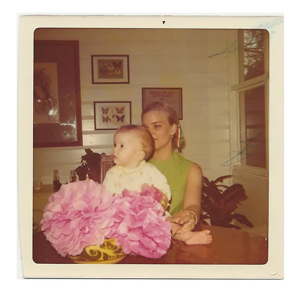 My mom and I circa 1971.