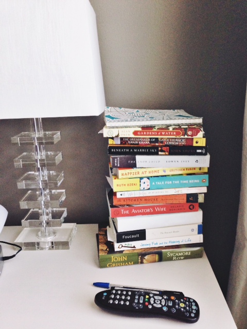 Planning notebook on top!