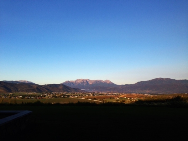 Morning view of Timp from Heber.
