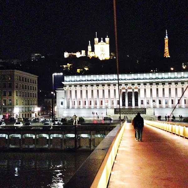 This is the bridge we walked across to get to our apartment. Pretty impressive, right?