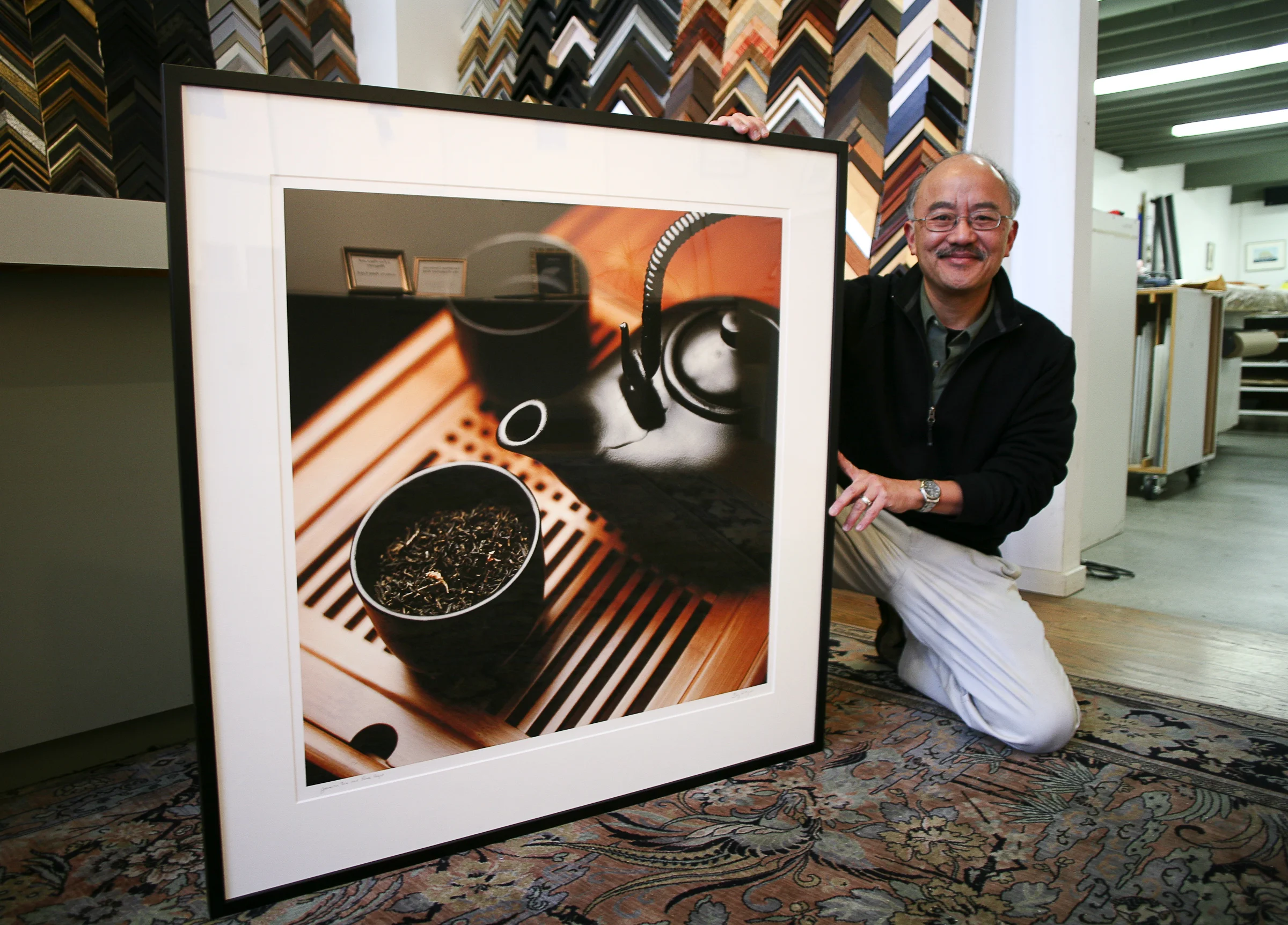 Framed and ready to ship, this print will be installed in the Diplomatic Room at the Department of Commerce in Washington, DC.