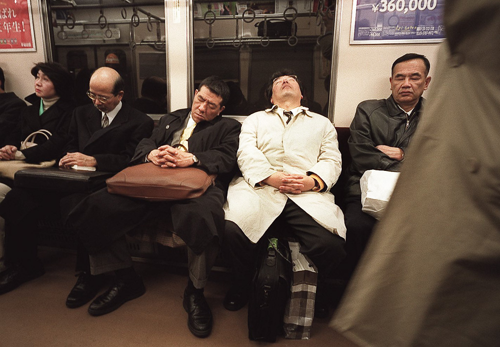 Tired "Salarymen," Tokyo