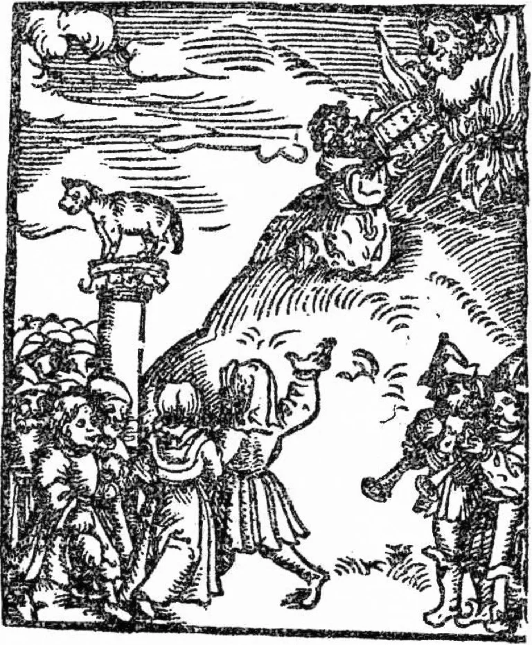 Image from 1536 edition of the Small Catechism. Clicking on it will take you to the source, a PDF excerpt from an edition published by Augsburg Fortress.