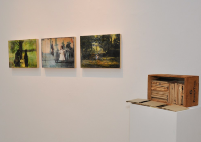 Photos by Lesley Ann Price based on glass negatives, on pedestal.