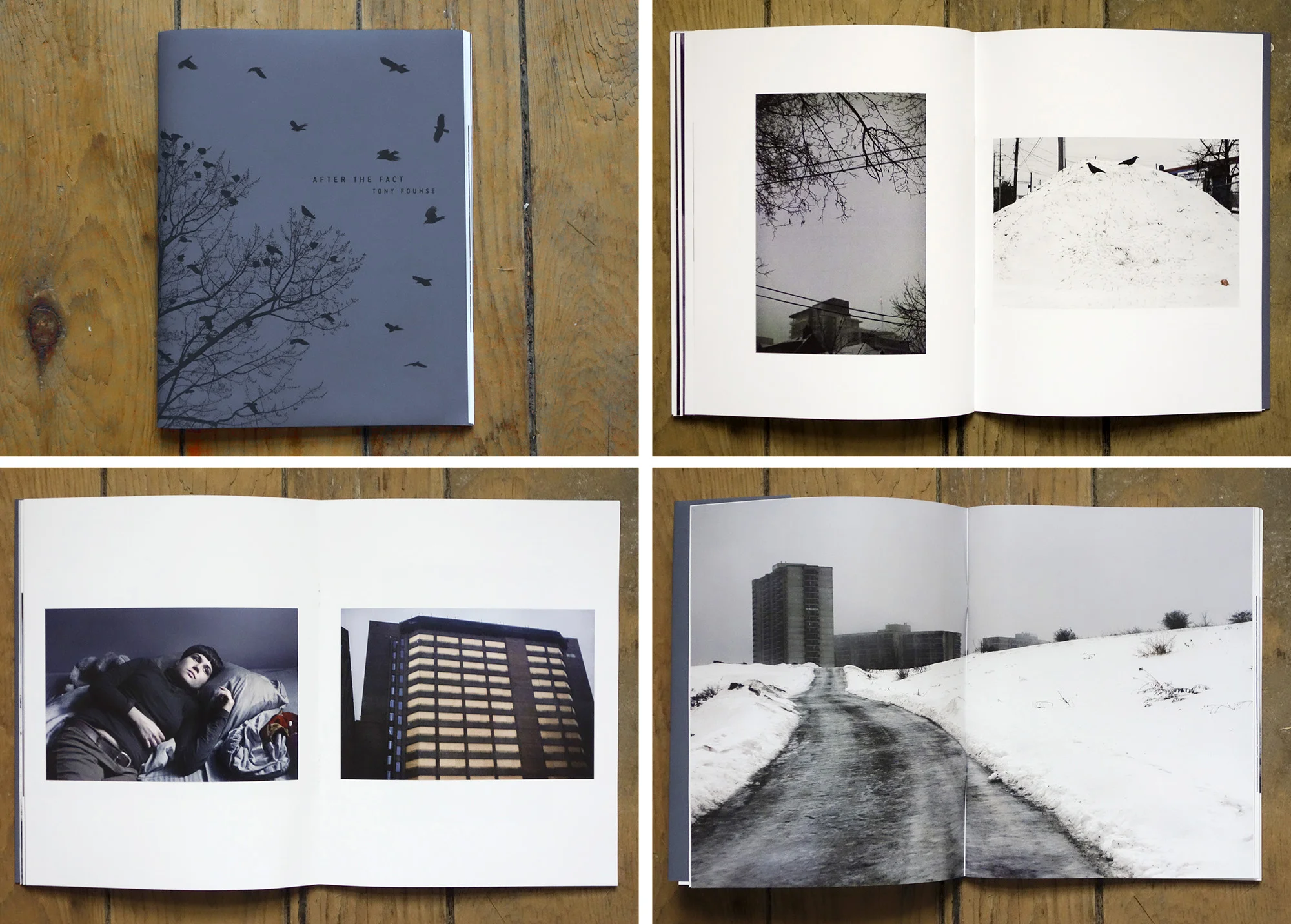 page spreads from AFTER THE FACT by Tony Fouhse