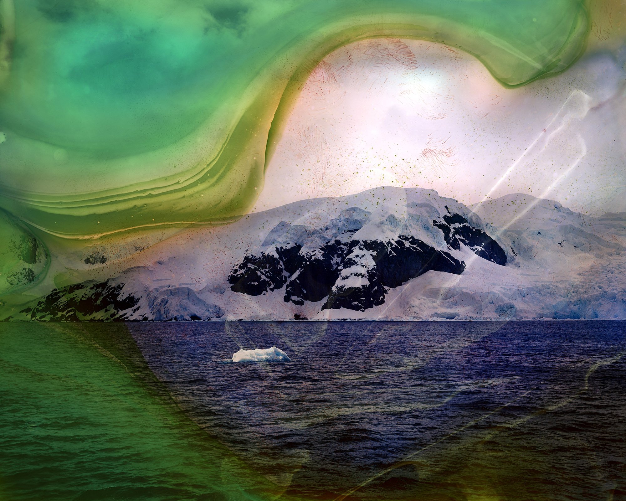  Antarctica #1, 2019 Chromira print from soaked film 