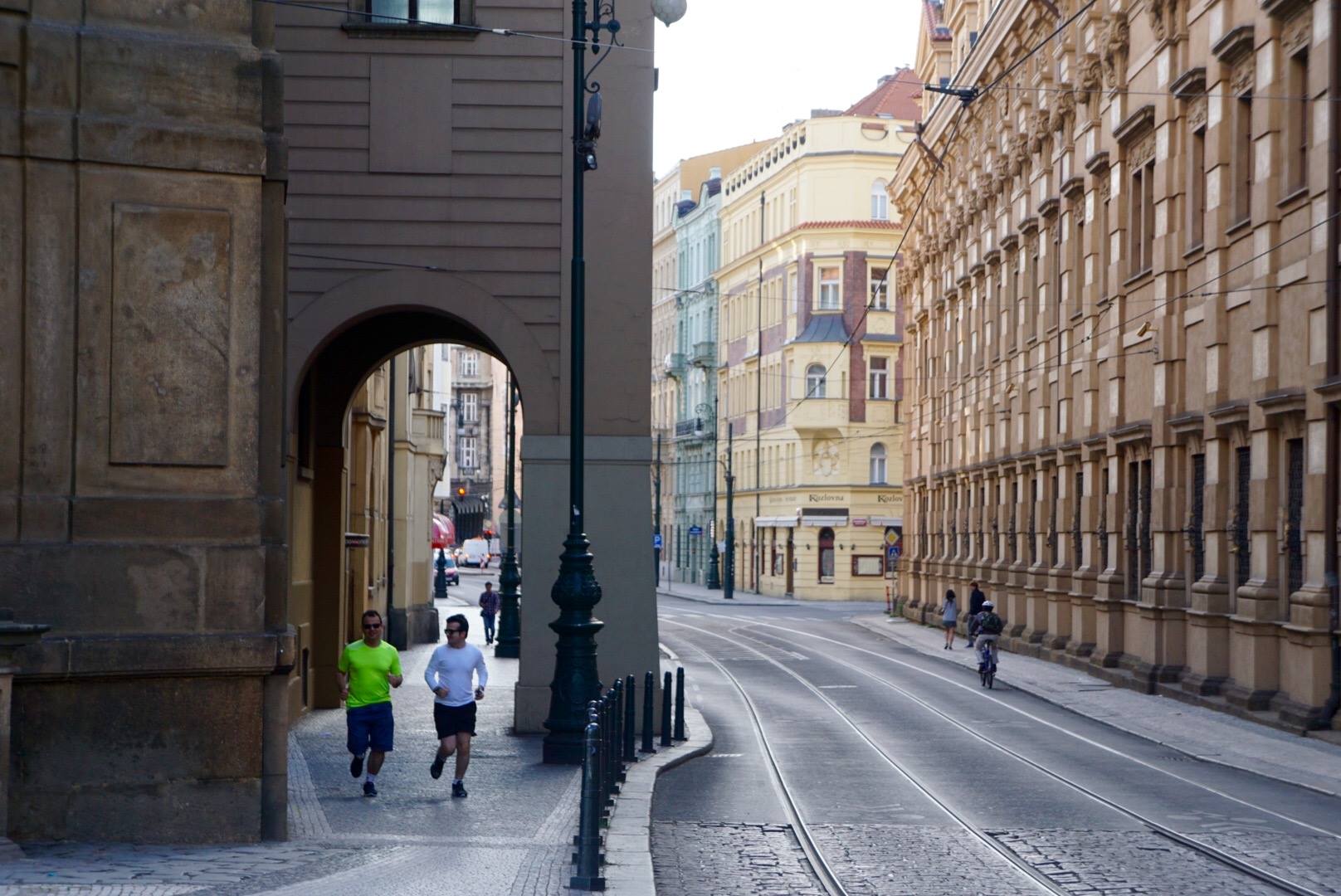 Morning Run in Prague