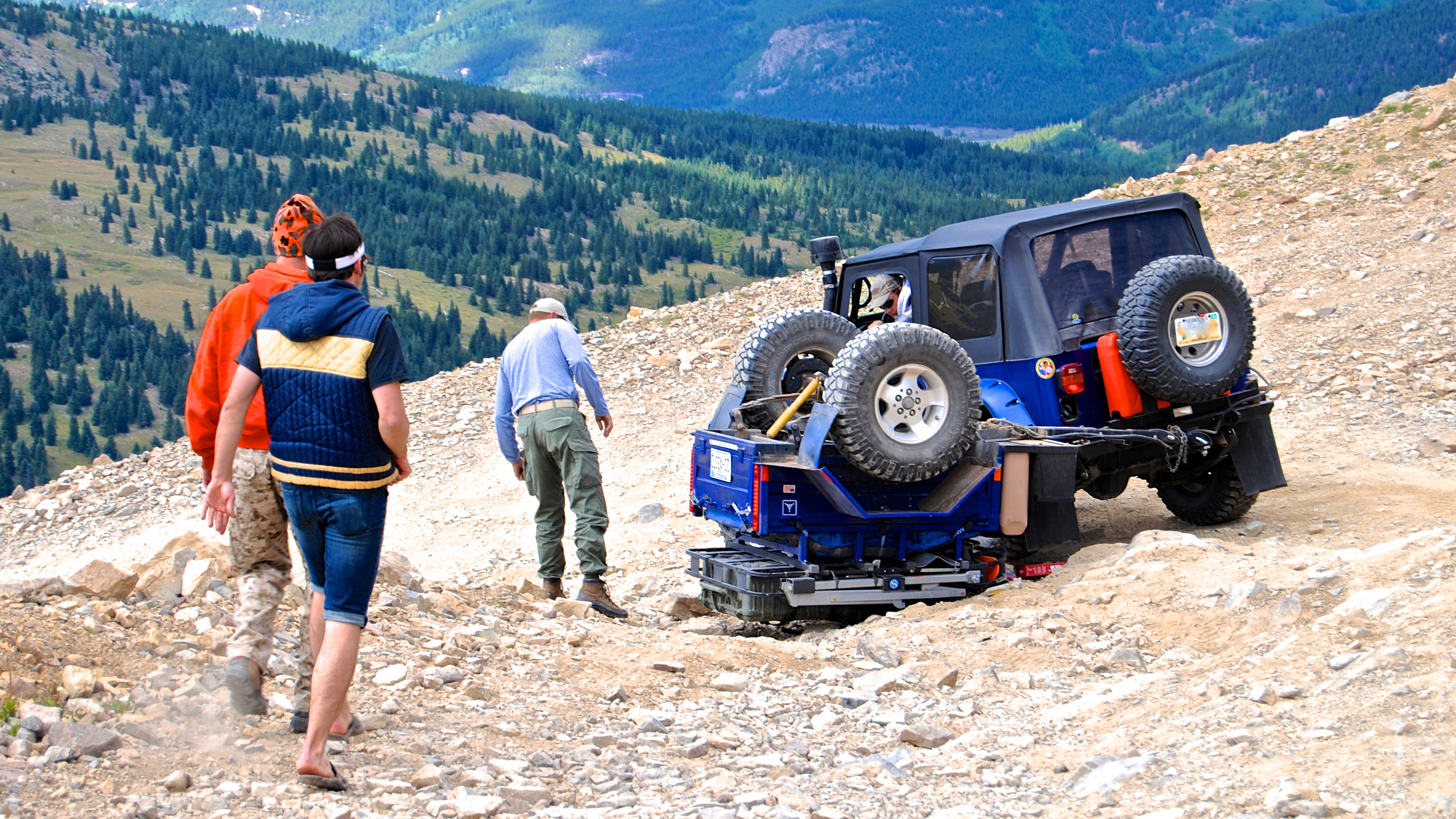 Rollover on Mosquito Pass