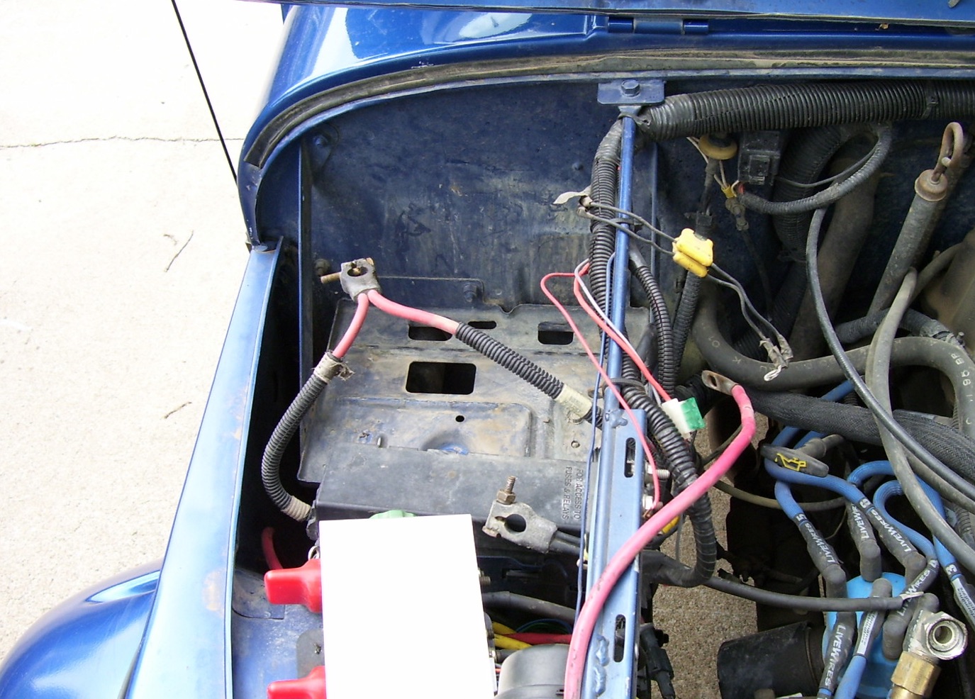 Jeep yj battery on sale tray