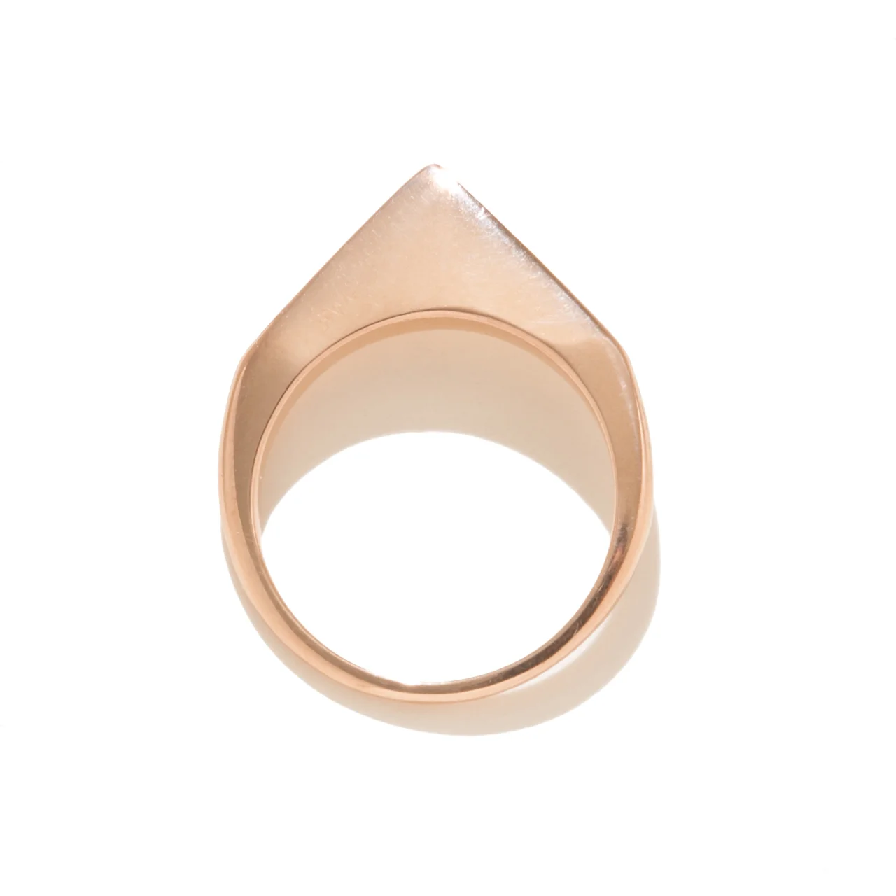 Rose Gold Stirrup Ring - Tilda Biehn