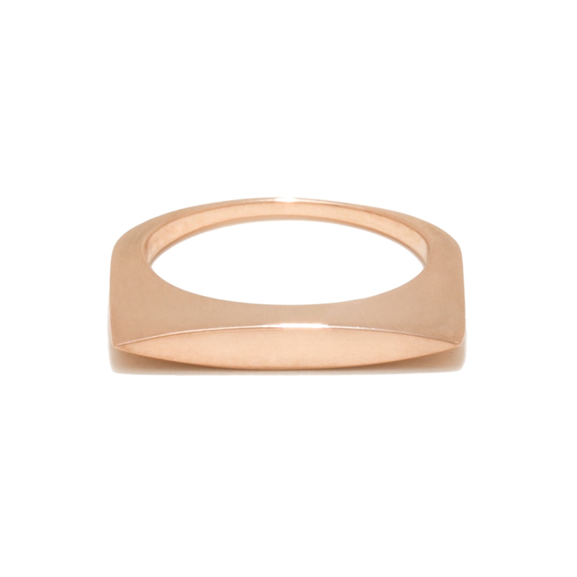 Rose Gold Convex Ring - Tilda Biehn