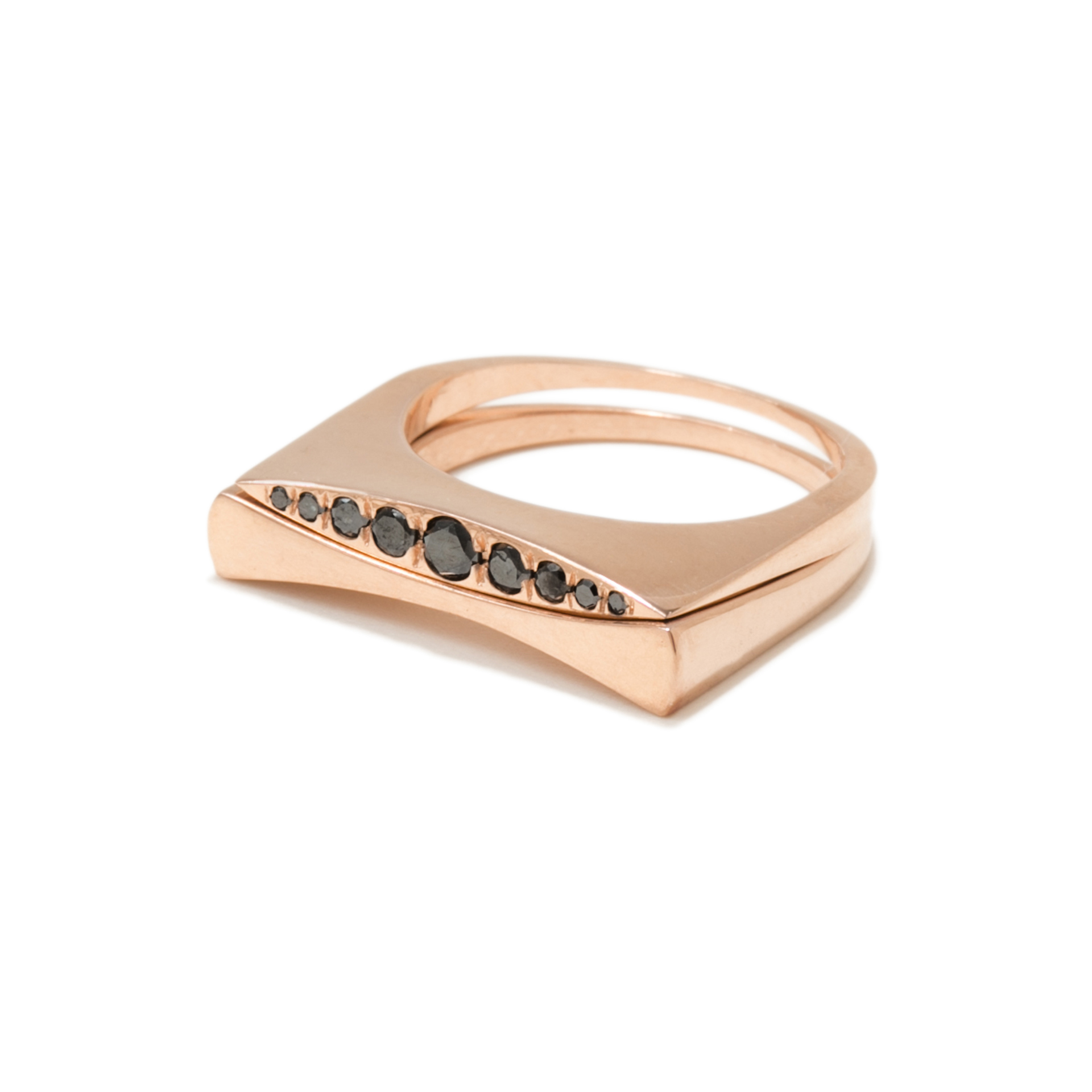 Black Diamond Rose Gold Convex/Concave Set - Tilda Biehn