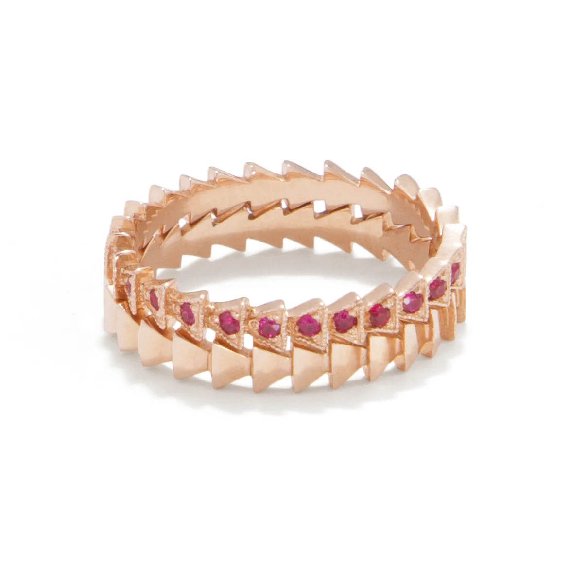 Ruby Trace Ring Set - Tilda Biehn