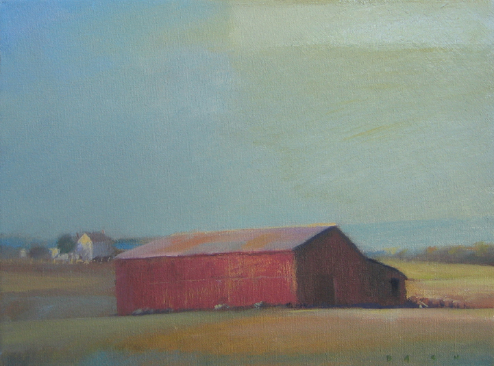 Red Barn (study) 9x12 2006.jpg