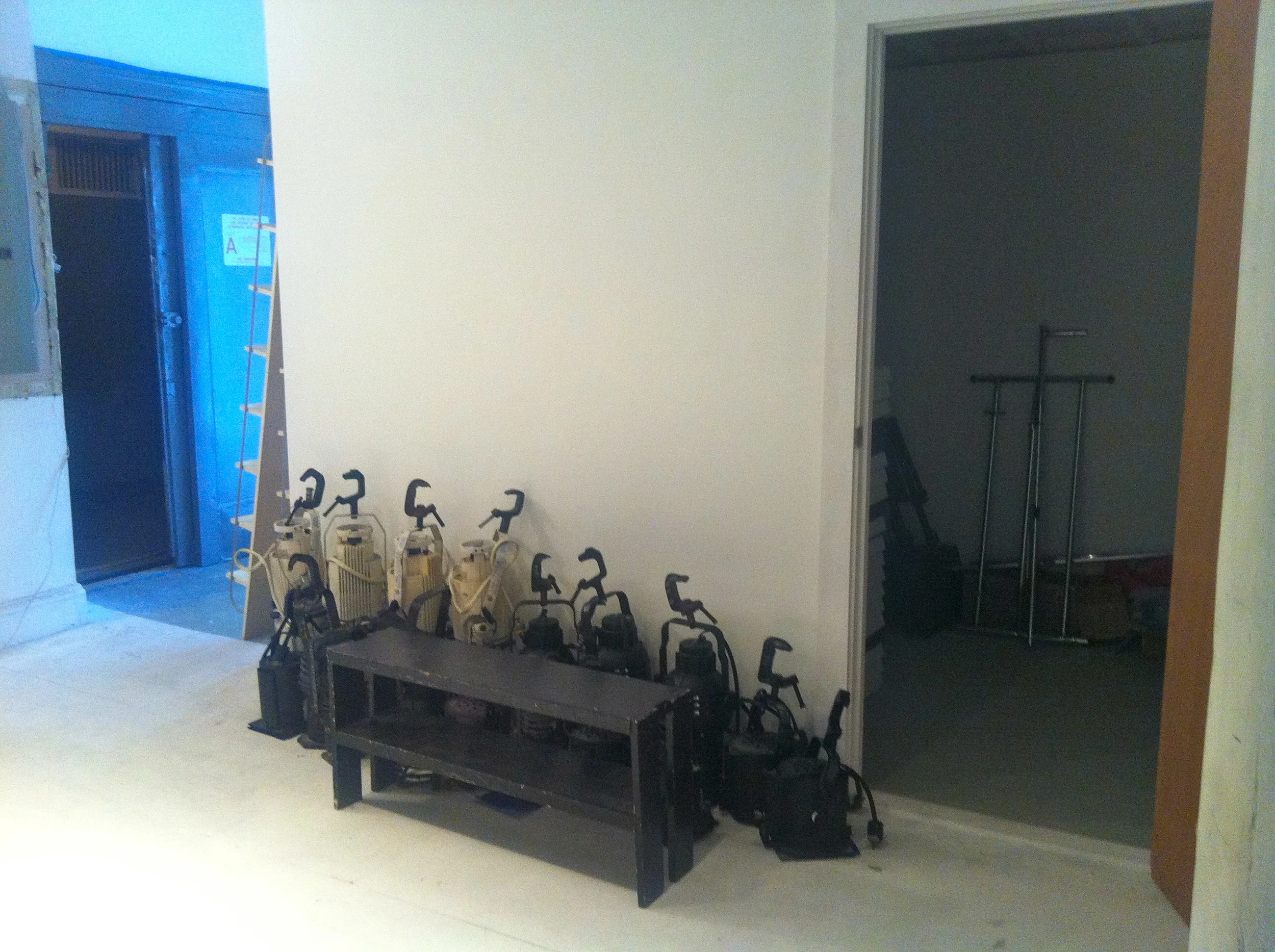 Elevator, Theatre lights, Storage