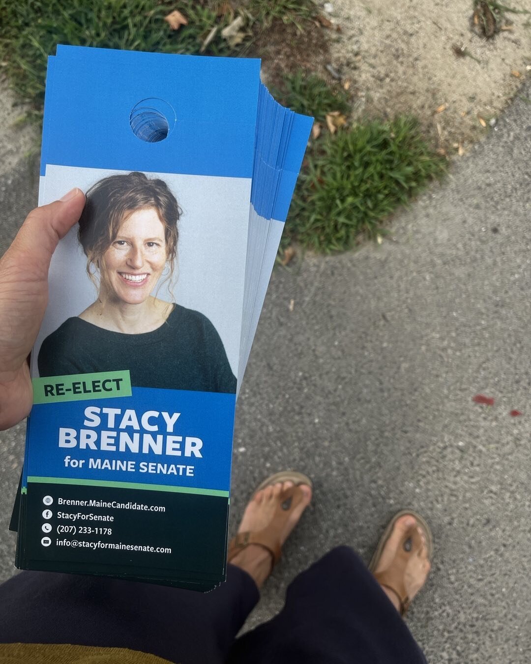 Out #canvassing for this amazing and skilled human.  I&rsquo;ll admit. I get wicked nervous - like shake in my sandals nervous. But I just got invited to sit and talk with a neighbor I&rsquo;ve never met. And people are kind and sharing what&rsquo;s 