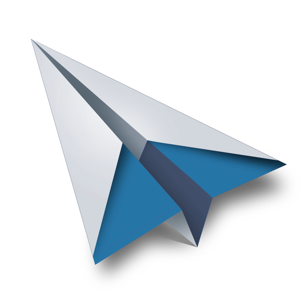 Contact Page Paper Plane