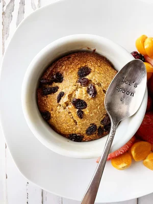 Oatmeal Cookie Blended & Baked Oats — The Skinny Fork